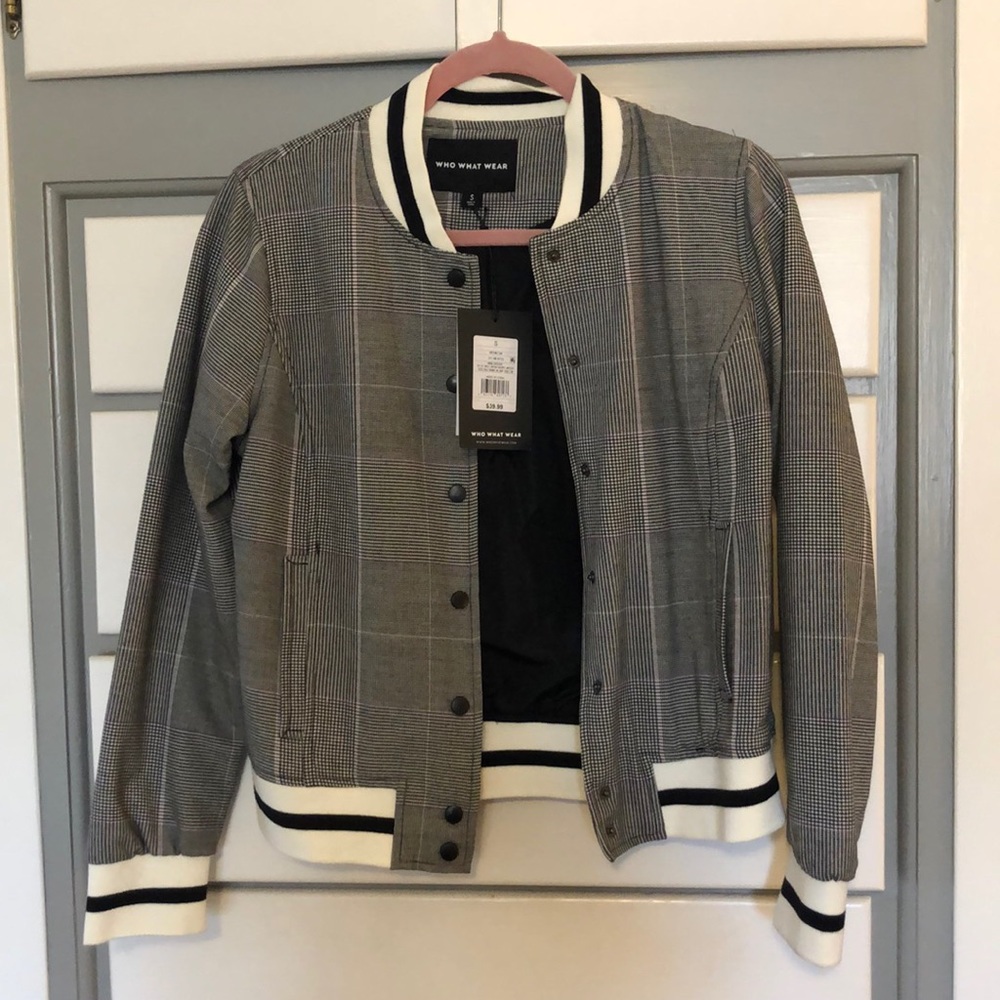 Who What Wear Bomber Jacket NWT